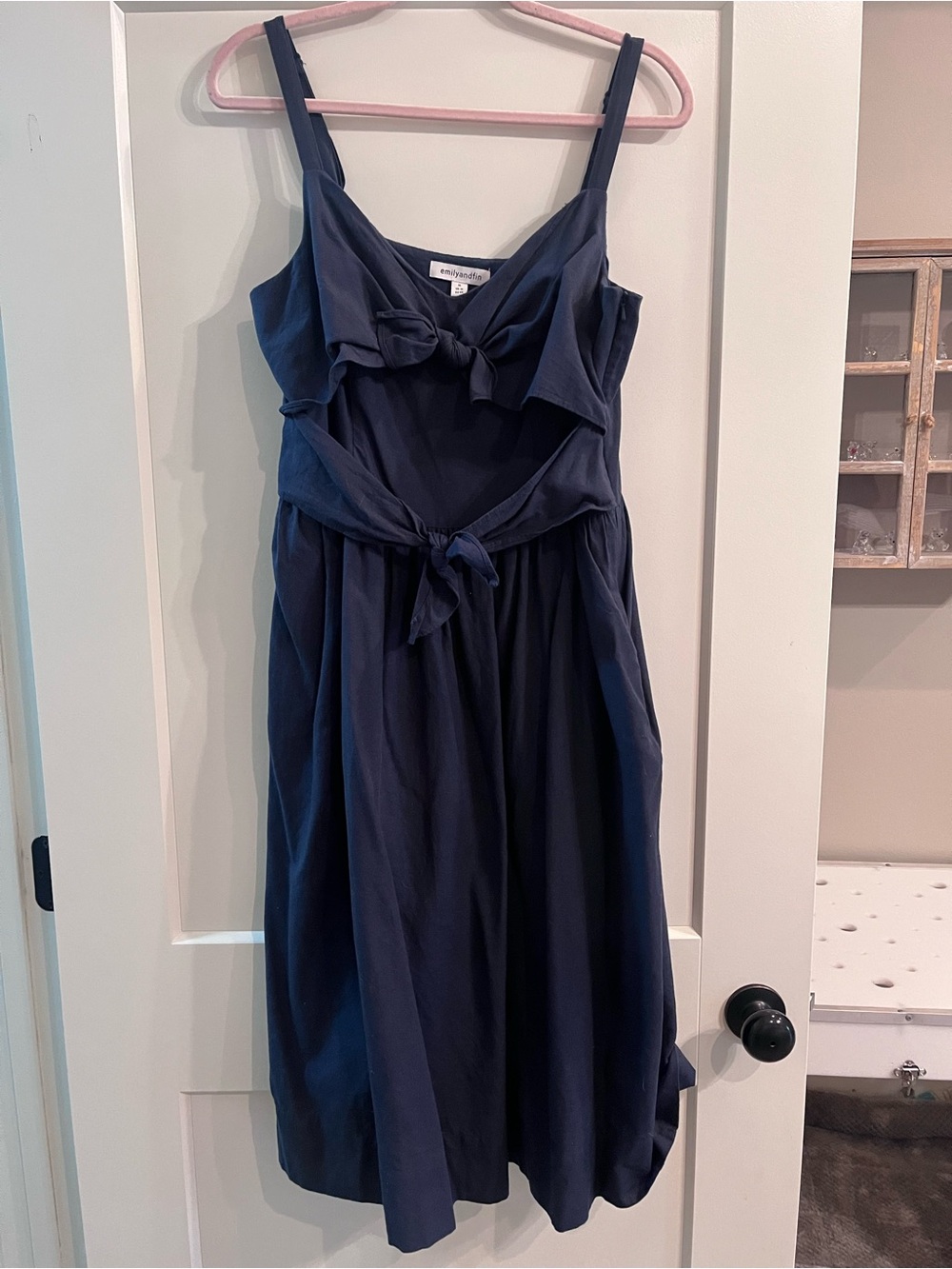 Emily and Fin Salma Dress in Navy Blue - Picture 4 of 7